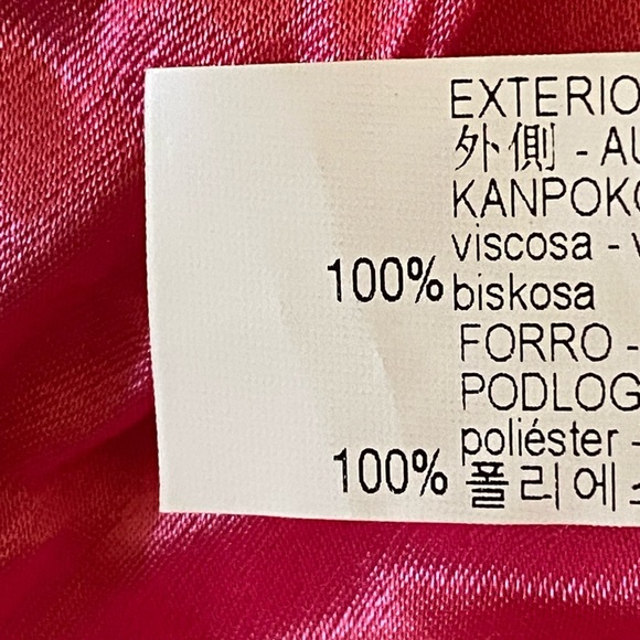 NWT. Zara Pink Satin Effect Halter Crop Top. Size M. - Picture 8 of 9